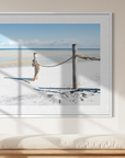 Couple Beach Posts