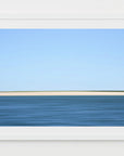 This image presents a minimalist and abstract artwork titled "Chatham, Cape Cod," featuring bold colors of buoy yellow and green.
