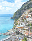 positano Italy photograph, coastal view