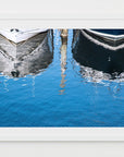 two boats afloat - Nautical photograph by Sarah Dasco
