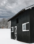 charcoal barn in vermont photograph by Sarah Dasco