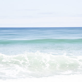 shades of blue - Cape Cod beach photograph by Sarah Dasco