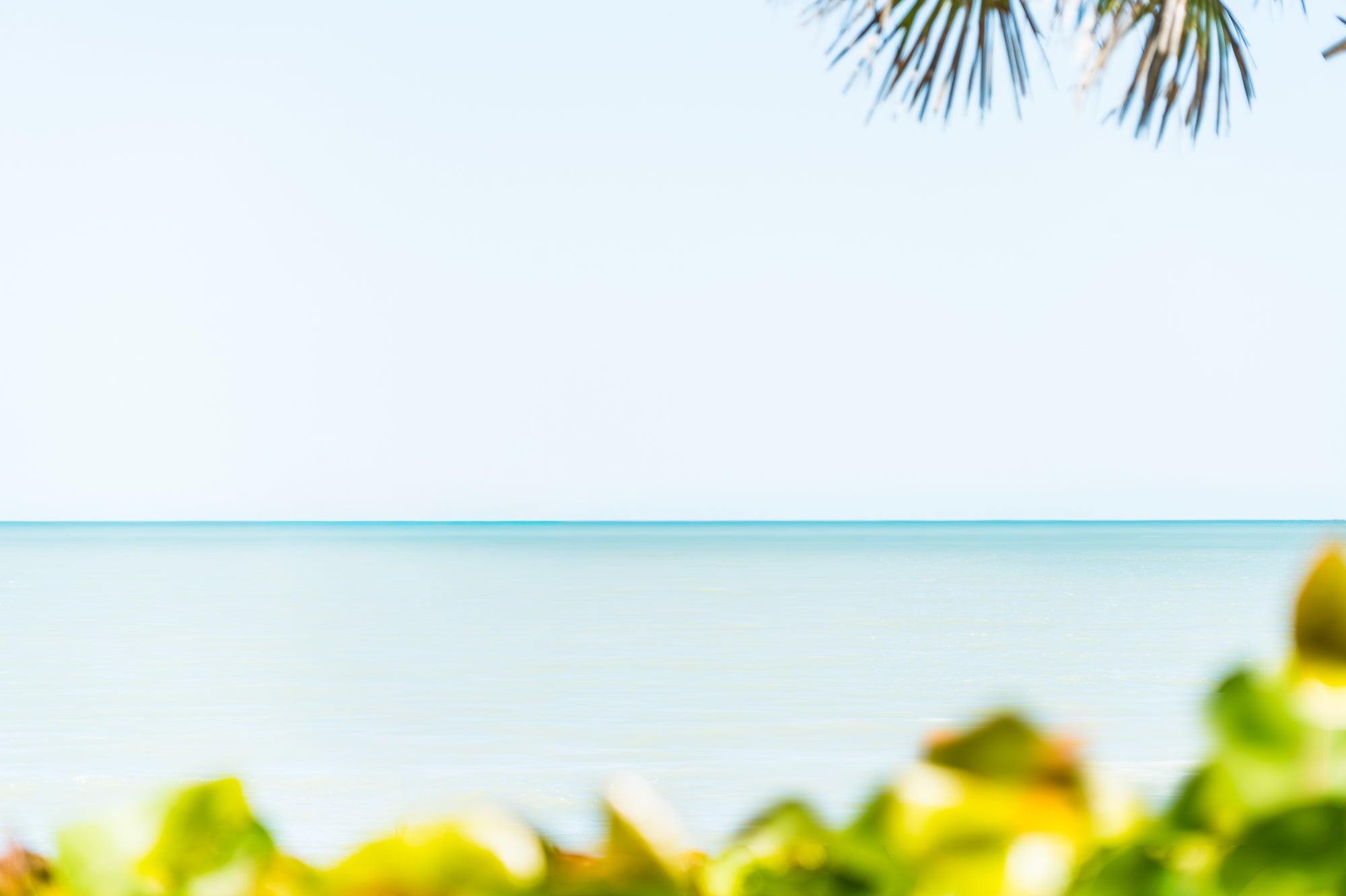 Naples, Florida Bathed in soft coastal light, turquoise waters stretch toward the horizon framed by lush tropical.
