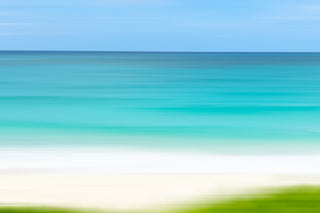 bahama colors - abstract beach photograph