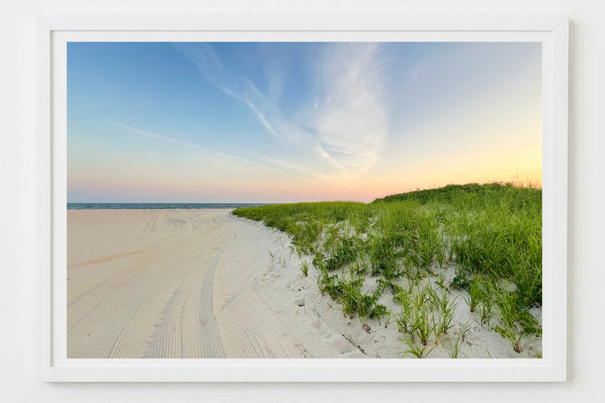 beach dusk photograph by Sarah Dasco