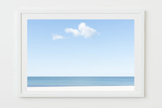 cloud, sand and sea on cape cod photograph by Sarah Dasco