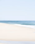 Minimal and serene, a quiet meeting of the sea, sand and sky on the Chatham sand bars, Chatham, Cape Cod.