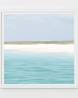 Florida keys blue and green abstract beach fine art by Sarah Dacso