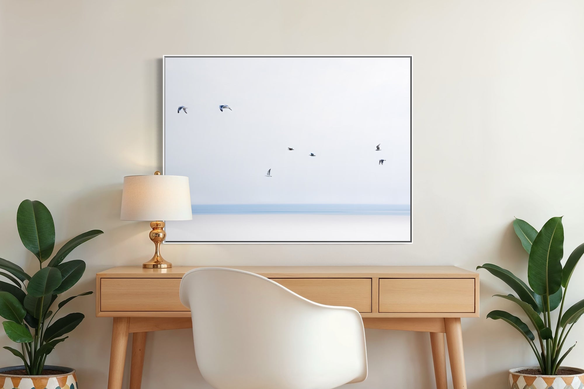 Gulls in Flight