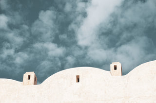 mysterious skies at monastero Santa Rosa, photograph by Sarah Dasco