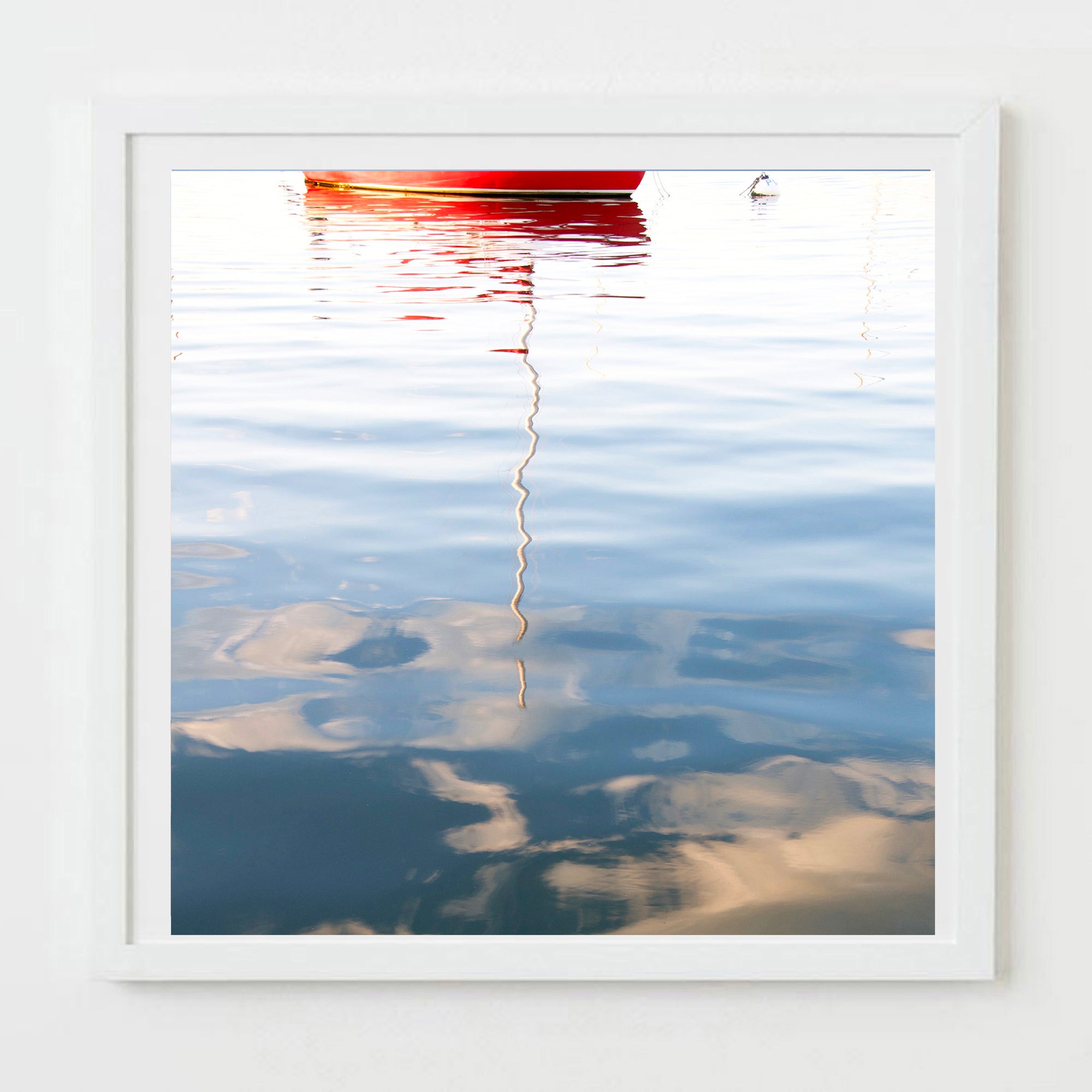 reflecting, hingham harbor photograph by Sarah Dasco