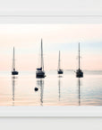 standing tall - sunset sailboat photograph of Harwich Port