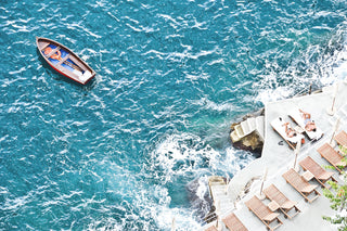 sun worshippers, photograph  - Amalfi Coast