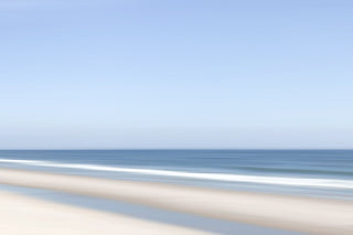 beach stripes - Brewster, Cape Cod  Beach Photograph by Sarah Dasco