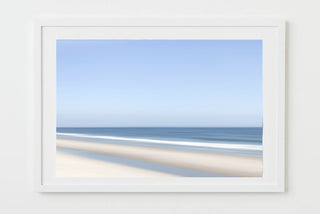 beach stripes - Brewster, Cape Cod  Beach Photograph by Sarah Dasco