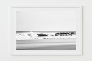 nauset beach waves b+w, Cape Cod photograph