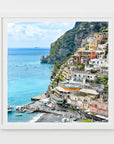 positano Italy photograph, coastal seaside