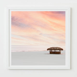 tiki at sunset - Photograph at Wychmere Beach Club, Harwich Port